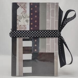 Junk Journal with Protective Cover, Handmade Mixed Media Journal